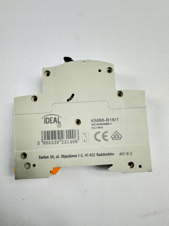 Wyłącznik nadprądowy IDEAL KMB6-B16/1 B16
