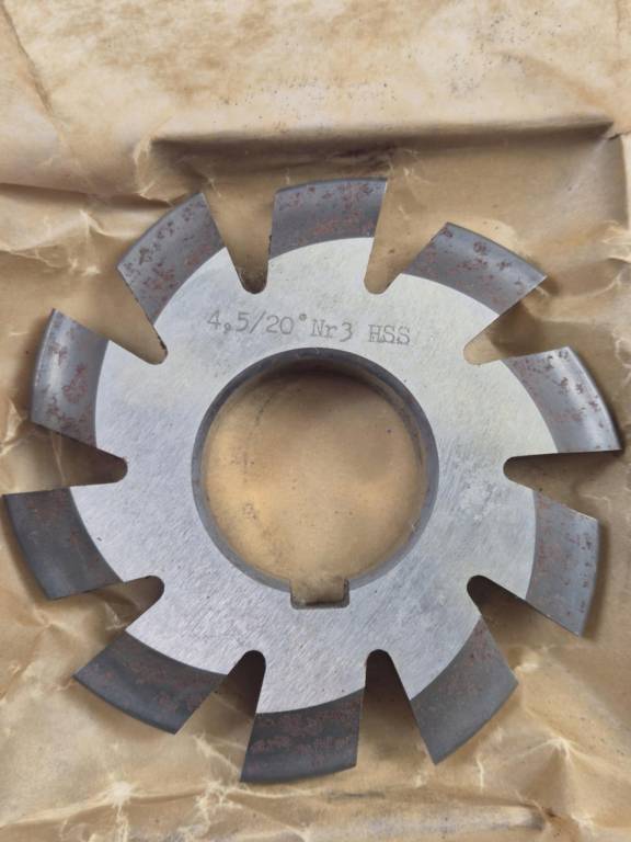 Frez modułowy krążkowy NFMa 4,5/20 Nr 3 HSS