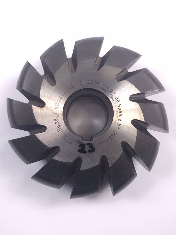 Frez modułowy calowy FETTE 38,1/25,4 Nr 5 HSS