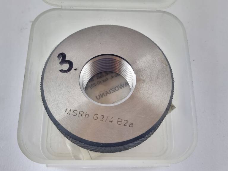 Sprawdzian pierścieniowy gwintu MSRh G 3/4 FANAR