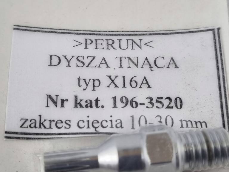 Dysza tnąca PERUN Y11A 10-30mm