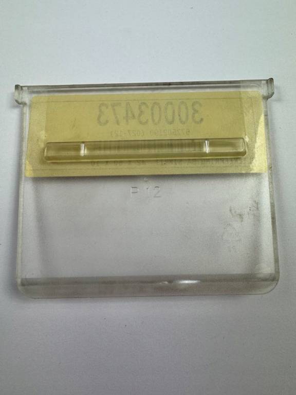 Kieszeń na etykietę P-12 wsuwana 42x60x10 mm przezroczysta