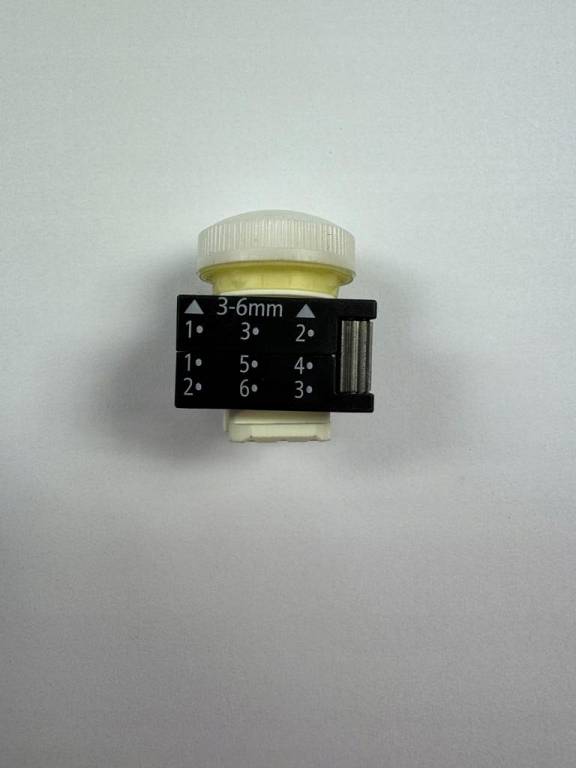 Lampka kontrolna Biała okrągła soczewka Siemens 3SB3001-6AA60