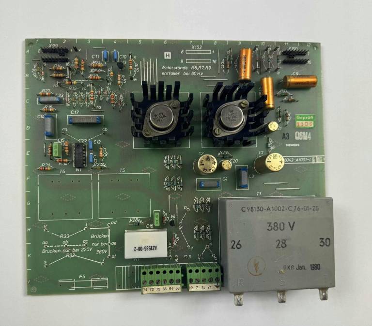 Płyta zasilania do systemów SIMODRIVE - SIEMENS C98043-A1001-L507