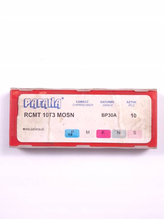 Płytki skrawające RCMT 10T3 MOSN BP30A PAFANA