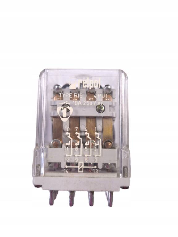 Przekaźnik elektromagnetyczny R15 4PDT 10A 220V