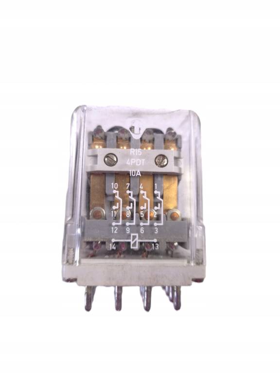 Przekaźnik elektromagnetyczny R15 4PDT 10A 24V