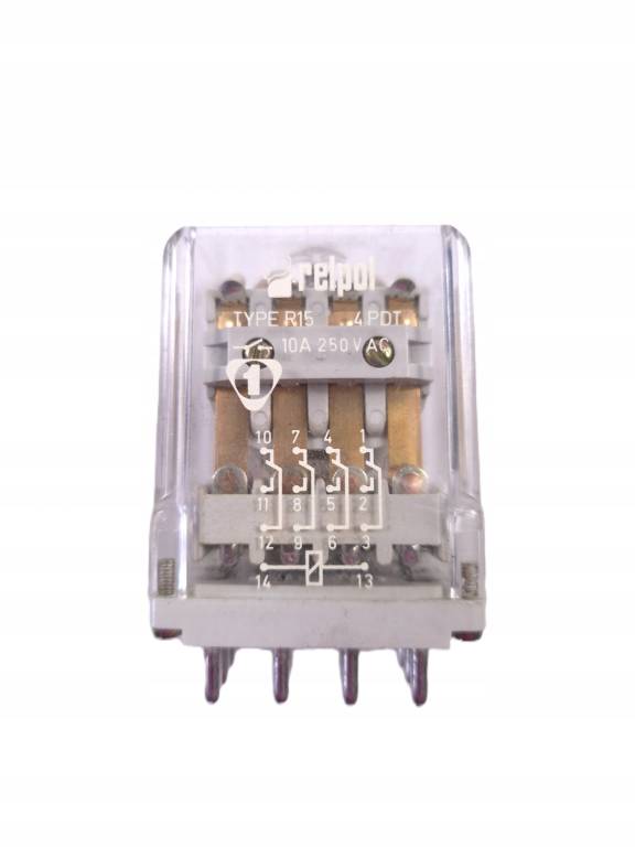Przekaźnik elektromagnetyczny R15 4PDT 10A 24V
