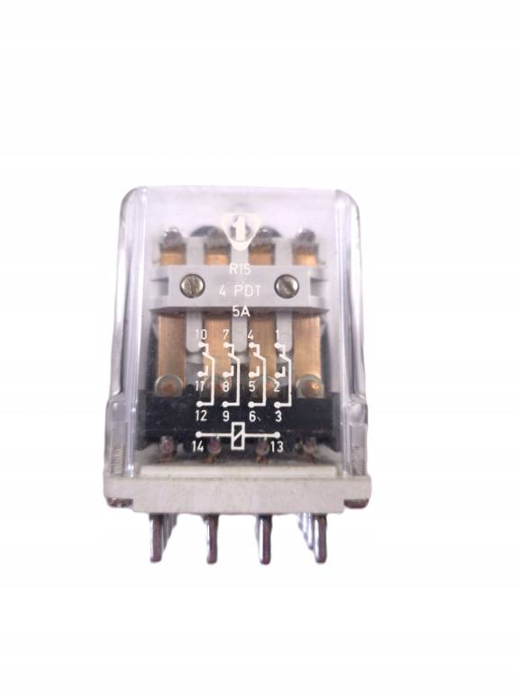 Przekaźnik elektromagnetyczny R15 4PDT 5A 120V