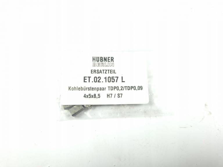 Nowa szczotka węglowa Hubner Berlin ET.02.1057 L H7 / S7