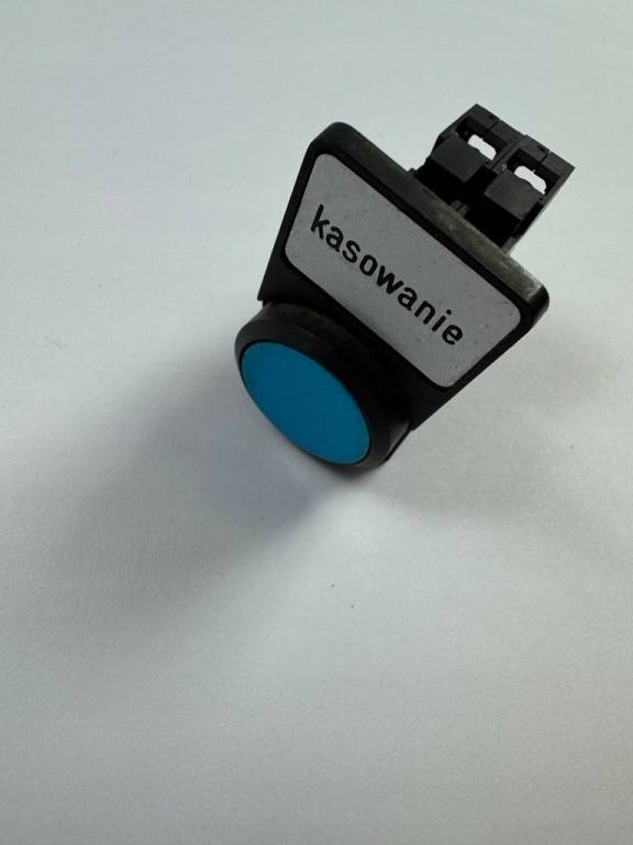 Siemens przycisk niebieski IP66 używany + „kasowanie” + 2x 3SB3400-1A