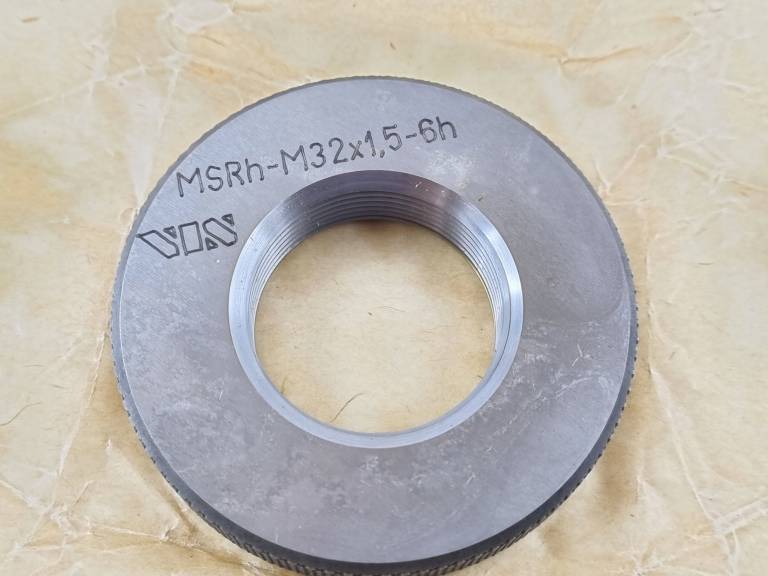 Sprawdzian gwintowy pierścieniowy MSRh M32x1,5 6H
