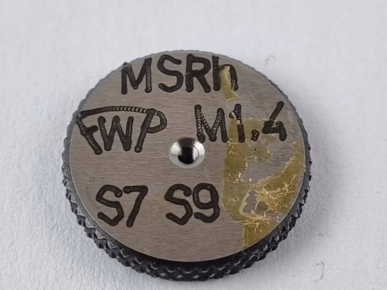 Sprawdzian pierścieniowy do gwintu MSRh M1,4 S7 S9