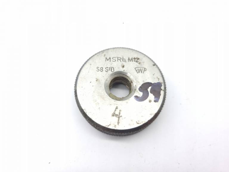 Sprawdzian pierścieniowy do gwintu MSRh M12