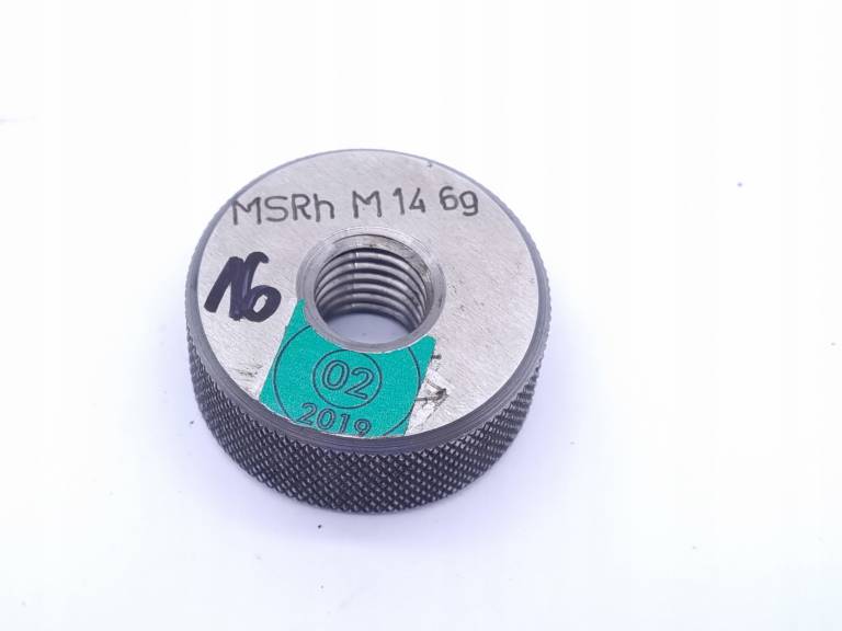 Sprawdzian pierścieniowy do gwintu MSRh M14 6g