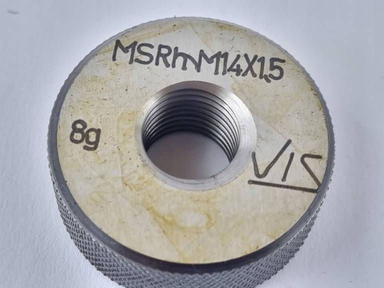 Sprawdzian pierścieniowy do gwintu MSRh M14x1,5 8g