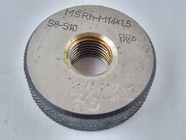 Sprawdzian pierścieniowy do gwintu MSRh M14x1,5 S8