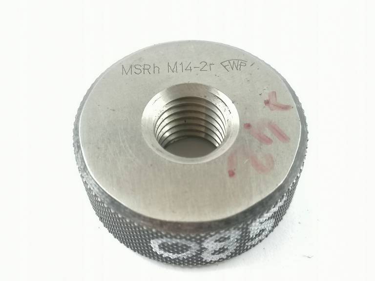 Sprawdzian pierścieniowy do gwintu MSRh M14x2r FV