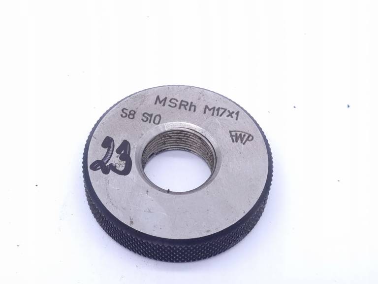 Sprawdzian pierścieniowy do gwintu MSRh M17x1 S8
