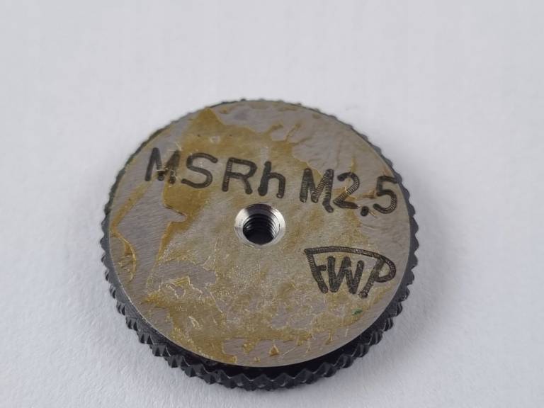 Sprawdzian pierścieniowy do gwintu MSRh M2,5 FWP