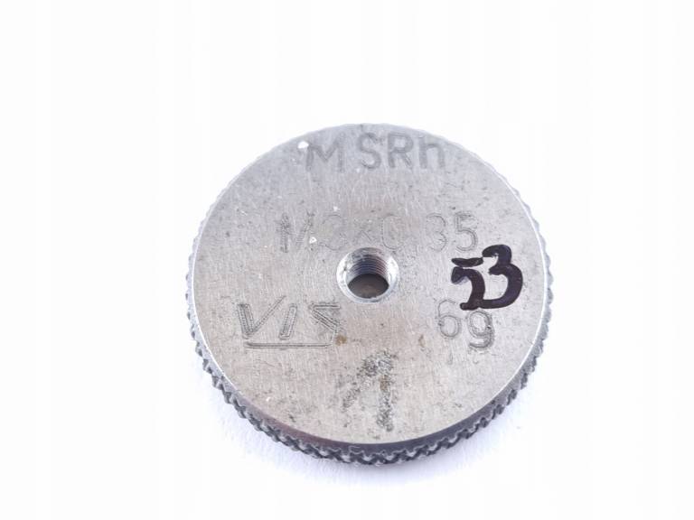Sprawdzian pierścieniowy do gwintu MSRh M3x0,35