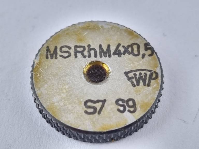 Sprawdzian pierścieniowy do gwintu MSRh M4x0,5 FWP