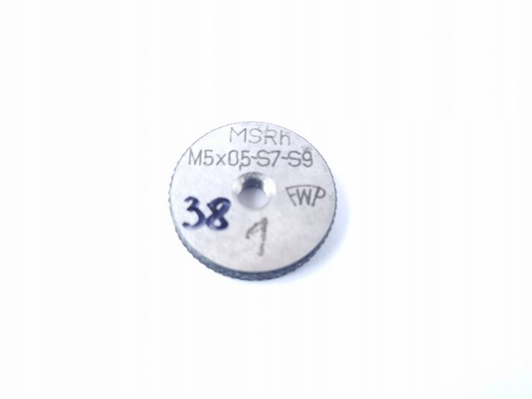 Sprawdzian pierścieniowy do gwintu MSRh M5x0,5 S7