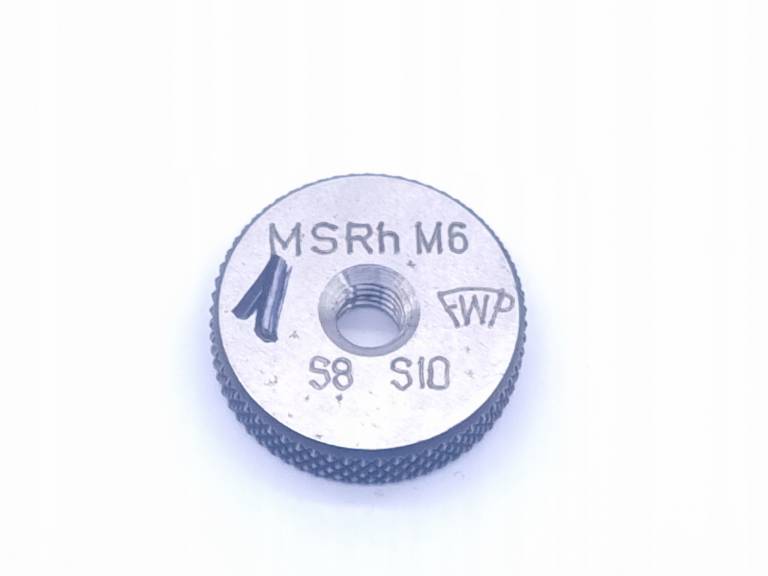 Sprawdzian pierścieniowy do gwintu MSRh M6 S8 S10