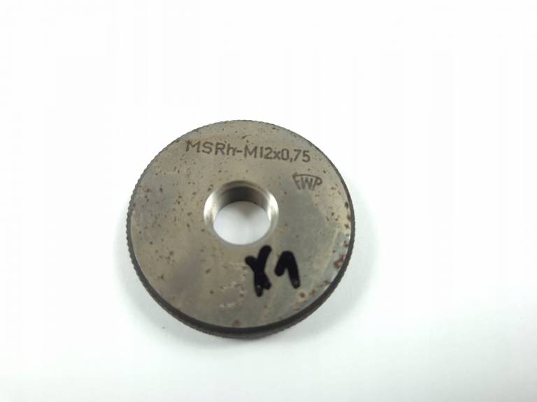 Sprawdzian pierścieniowy gwintu MSRh M12x0,75