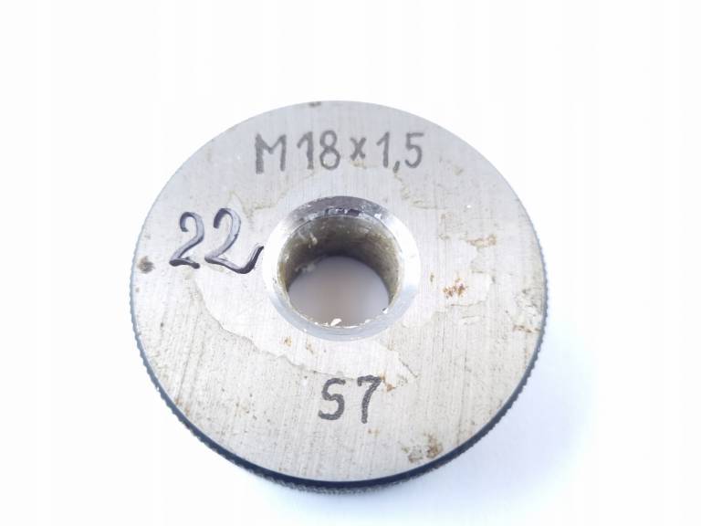 Sprawdzian pierścieniowy gwintu MSRh M18x1,5 S7