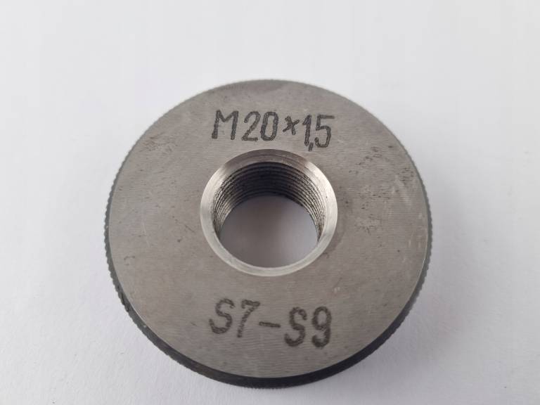 Sprawdzian pierścieniowy gwintu MSRh M20x1,5 S7 S9