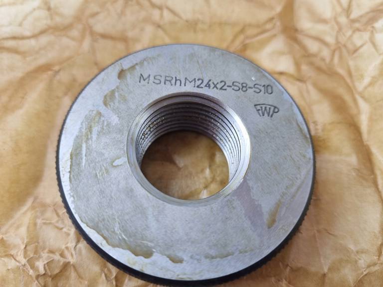 Sprawdzian pierścieniowy gwintu MSRh M24x2 S8 S10