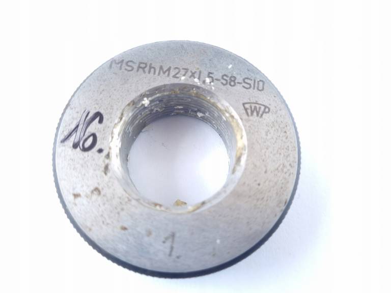 Sprawdzian pierścieniowy gwintu MSRh M27x1,5 S8 10
