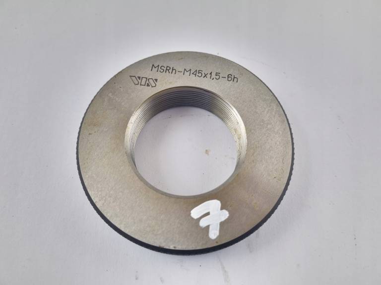 Sprawdzian pierścieniowy gwintu MSRh M45x1,5 6H