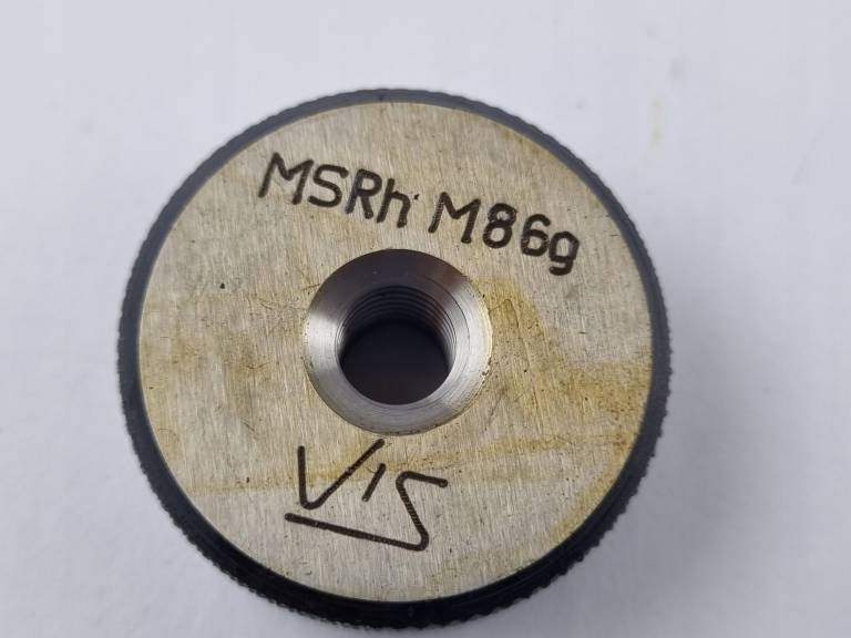 Sprawdzian pierścieniowy gwintu MSRh M8 6g VIS