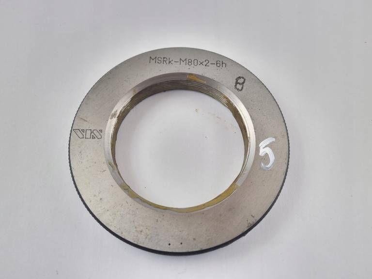 Sprawdzian pierścieniowy gwintu MSRk M80x2 6g