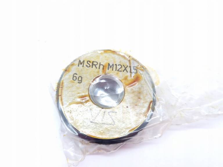 Sprawdzian pierścieniowy MSRh M12x1,5 6g
