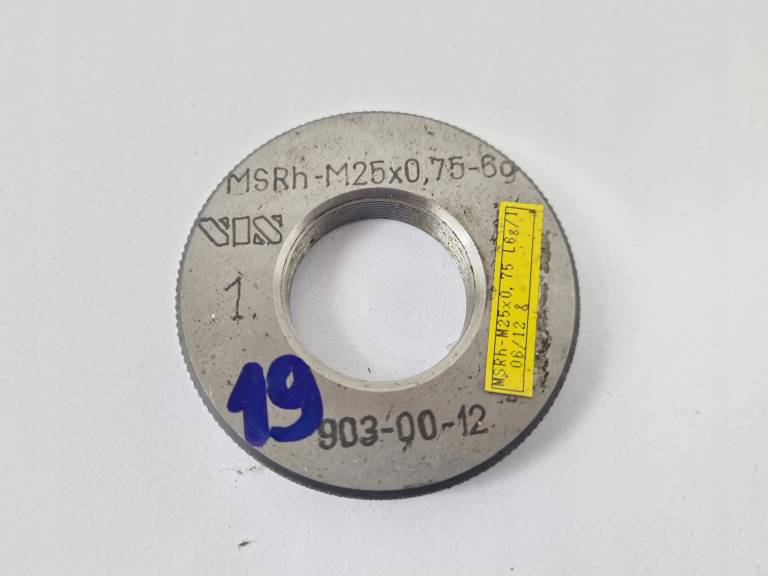 Sprawdzian pierścieniowy MSRh M25x0,75 6g FWP