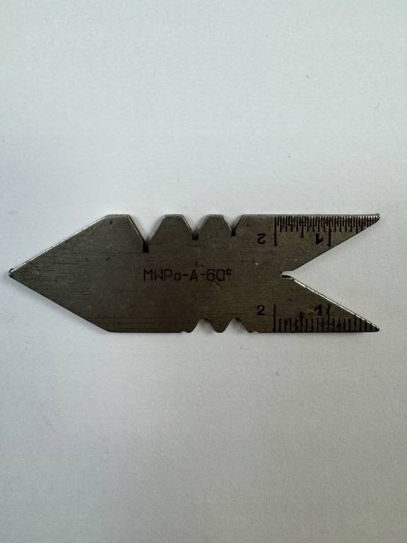 Sprawdzian wzorcowy do gwintu metrycznego MWPa-A-60