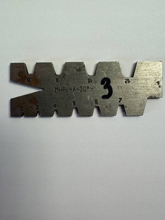 Sprawdzian wzorcowy MWPk-A-30 do gwintu metrycznego