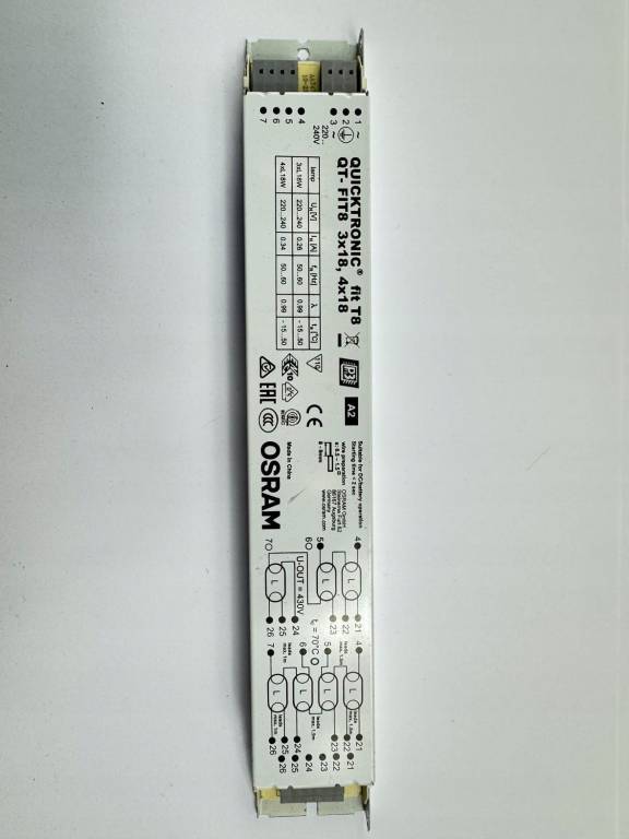 Statecznik Osram Quicktronic qt-fit8 3x18 4x18