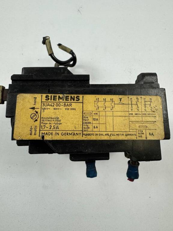 Stycznik Siemens 3UA42 00-8AR