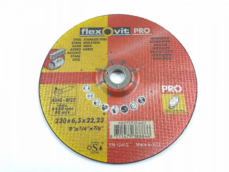 Tarcza do szlifowania FLEXOVIT 230x6,5x22,23