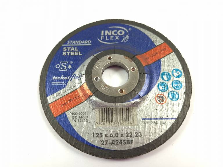 Tarcza do szlifowania INCOFLEX 125x6x22,23