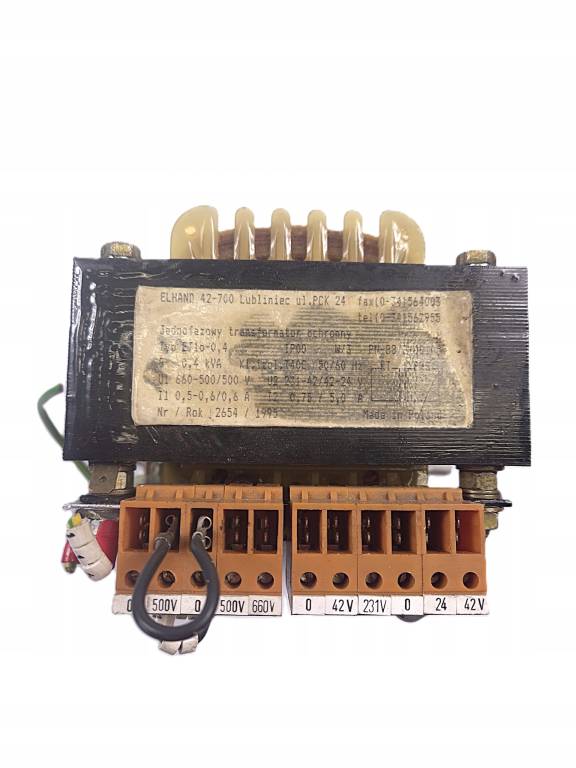 Transformator jednofazowy ET1o-0,4