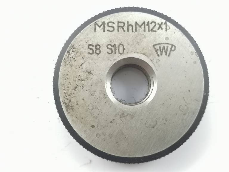 Sprawdzian pierścieniowy do gwintu M12x1 F/VAT