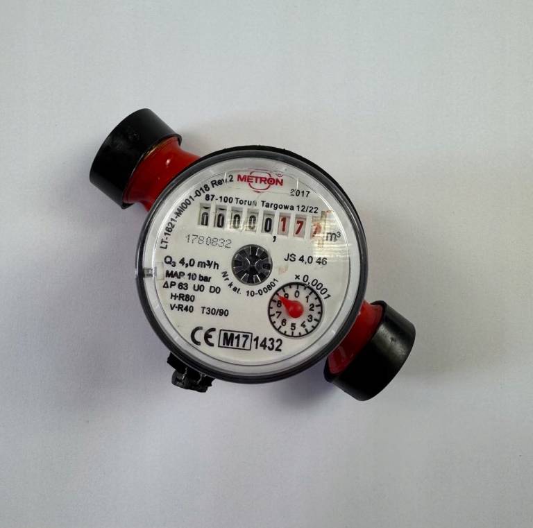 Wodomierz JS 4.0 DN20 PN16 zimna woda poziomy pionowy